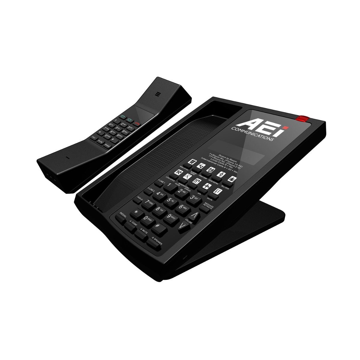 Two-Line Cordless IP (SIP) Full Duplex Speakerphone – SSP-8210-SMK/SMKL